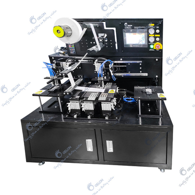 Type de bureau empileur semi automatique de batterie de stratification de pli du séparateur Z d'électrode de batterie