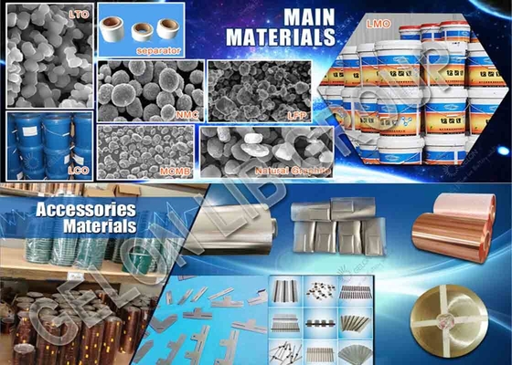 Matériaux d'Ion Battery Raw Material Lithium Ion Powder Battery Cathode Anode de lithium
