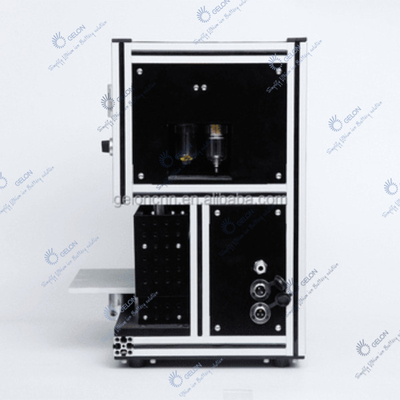 Machine de scellage latérale supérieure de batterie au lithium de poche de cellules d'équipement noir d'Assemblée