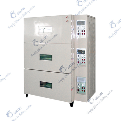 Four de séchage sous vide de couche d'Ion Battery Making Machine Three de lithium