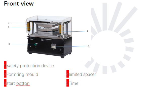 Pilote semi automatique Line Laboratory Al Laminated Film Machine de cellules de poche