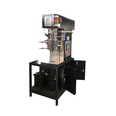 Machine de batterie au lithium refroidisseur d'eau de alimentation de dispositif de vide d'axe de triple de volume de 2 litres de pompe à vide planétaire de mélangeur