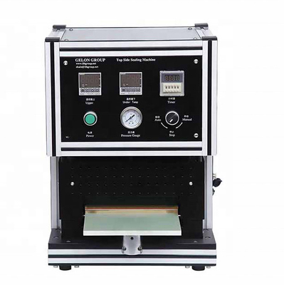 Dessus stratifié en aluminium de haute qualité de film et machine latérale de cachetage de laboratoire pour la cellule de poche