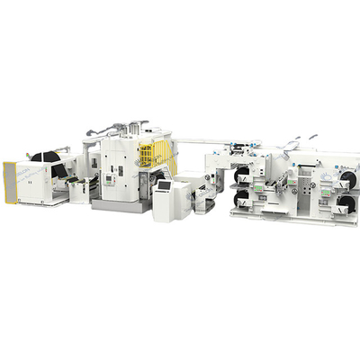 Électrode hydraulique continue de machine de production de batterie classant et fendant tous dans une machine