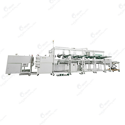 Batterie de boîte à gants d'isolement de double d'acier inoxydable/quatre stations faisant la machine