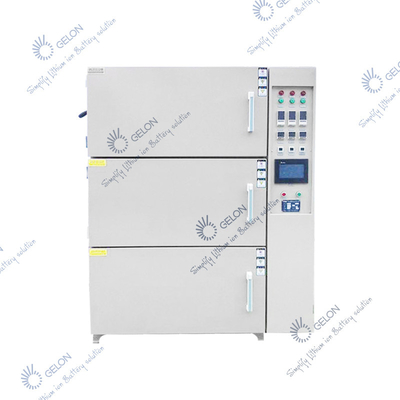 Trois couches de GELON nettoient à l'aspirateur Oven Pouch Cell Assembly Equipment complètement automatique