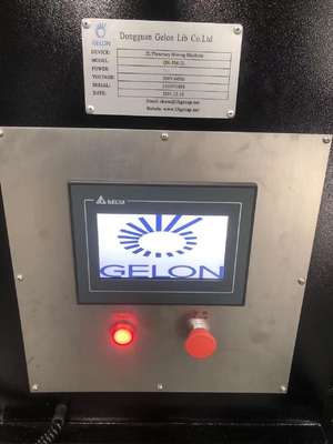 Ligne pilote de cellule de poche d'équipement des capacités 5L 10L de batterie d'ion de lithium de malaxeur de boue