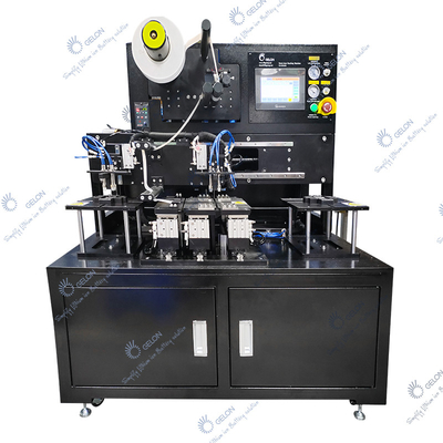 Type de bureau empileur semi automatique de batterie de stratification de pli du séparateur Z d'électrode de batterie